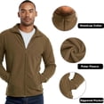 thumbnail image 6 of Men's Full-Zip Polar Fleece Vest, Olive 3XL, 1 Count, 1 Pack, 6 of 7