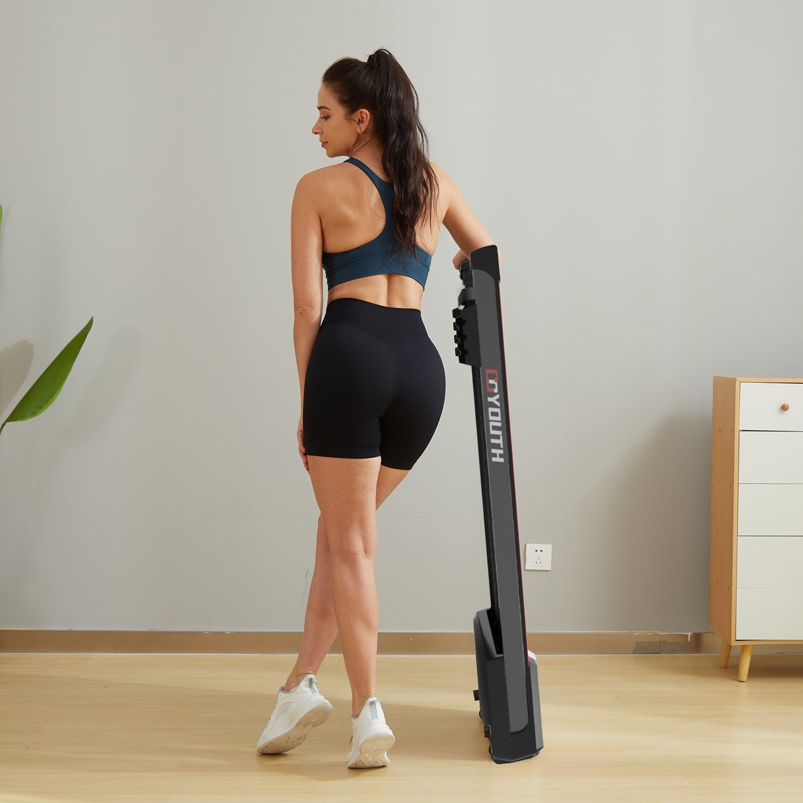 GOYOUTH Under Desk Treadmill Electric Walking Jogging Exercise Machine for Home/Office Use