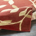 thumbnail image 5 of BoutiqueRugs Vancleave Contemporary Floral Area Rug - Modern Patterned Leaf Carpet for Living Room, Bedroom - Rust, Sage, Cream - 5'3" x 7'7" (5x7), 5 of 13