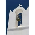thumbnail image 2 of Young, Bill 13x18 Black Ornate Wood Framed with Double Matting Museum Art Print Titled - Greece, Santorini White church bell tower, 2 of 4