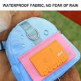 thumbnail image 3 of Dog Backpack Harness Dog Poop Bag Dispenser Pet Self Carrier Adjustable Travel, 3 of 5