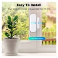thumbnail image 2 of Tuya Smart Door Window Sensor Smart Home Security Protection Alarm System Door Open / Closed Detectors For Alexa ,Consistent Performance, 2 of 7
