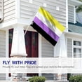 thumbnail image 3 of Anley 3x5 Foot Non-Binary Pride Flag - NB Pride Genderqueer Gender Identity Flag, 3 of 7