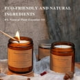 thumbnail image 6 of Inadays Scented Candles for Home Paradise Gardenia Scented Aromatherapy Candles Soy Wax Candle Gift for Christmas Women Men Amber Jar Candle, 7oz, 6 of 9