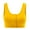 YELLOW, variant on FashionMille Women's Sexy Snap Trim Front Knit Ribbed Casual Basic Crop BraTank Top