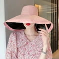 thumbnail image 2 of Women Sun Hat - UV Protection Wide Brim Beach Hat for Women Men, UPF 50+ Hiking Travel Beach Outdoor Cap, 2 of 8