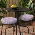 thumbnail image 4 of Covers & All Round Cushion Cover, Weather & UV Resistant Water Repellant Protector for Patio Outdoor Seats Chairs Porch Living Room Decor, with Zippers (20" Diameter X 5" H), 4 of 9