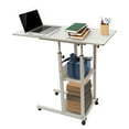 thumbnail image 5 of DENEST Adjustable C-Shaped Side Table with Wheels and Ample Storage Space, 5 of 20