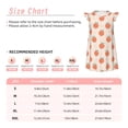 thumbnail image 3 of Fotbe Orange Peach Vestido de Dormir para Niñas de 3 a 10 Años, Mangas Cortas, Estilo Princesa, Pijama Camisón con Mangas Voladas-Small, 3 of 6