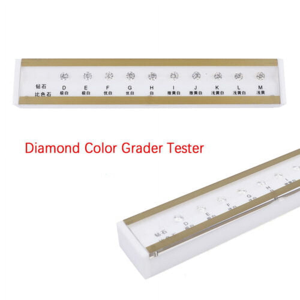 GIA Color Scale Diamond Color Grading Grader Set Color Tester D-M Diamond Color