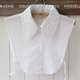 thumbnail image 2 of Cuello de encaje,cuello falso,Blusa de media camisa Zulema Cuello de encaje, 2 of 8