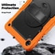thumbnail image 4 of Funda para Samsung Galaxy Tab A11 Plus de 11 pulgadas (2025) y A9 Plus de 11 pulgadas (2023), resistente, a prueba de golpes, con soporte giratorio de 360° y correa de mano/bandolera., 4 of 9