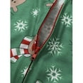 thumbnail image 7 of Babibeauty Christmas Family Matching Hoodie Pajamas Reindeer Romper Jumpsuit Zipper Pjs for Adult Kids Baby, 7 of 7