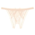 thumbnail image 3 of Womens Thongs Low Rise Lacy Panties Cut out Mesh Lingerie Crotchless Panties for Women Bikini Panties for Women, 3 of 3