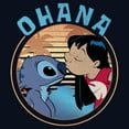 thumbnail image 2 of Girls Lilo & Stitch Ohana and a Kiss T Shirt, 2 of 4