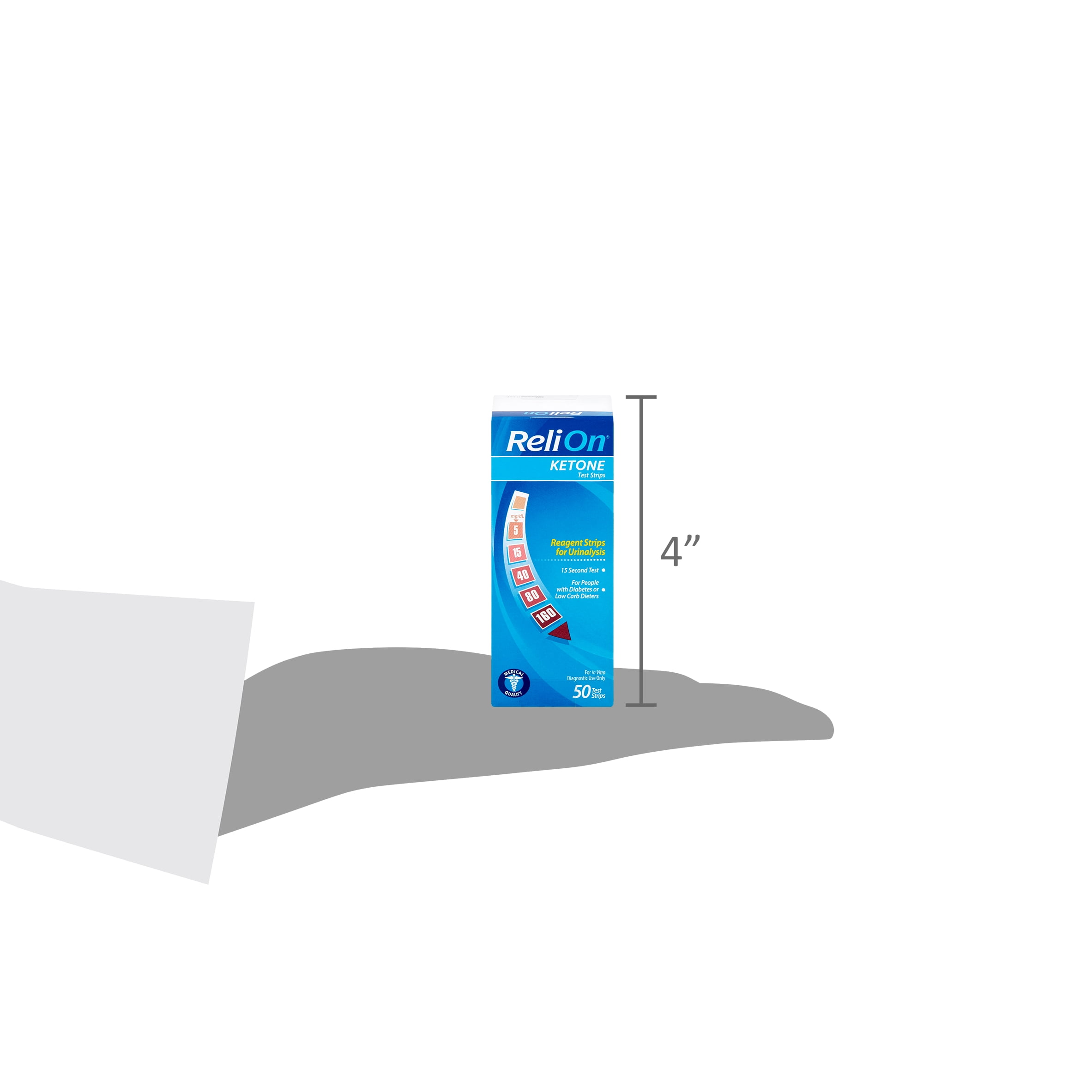 ReliOn Ketone Test Strips, 50 count - Walmart.com - Walmart.com ReliOn Ketone Test Strips, 50 count - Walmart.com - Walmart.com