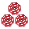 thumbnail image 2 of 3pcs Cast Iron Handle Ball Hand Wheel Shutoff Handles Replacement Handles, 2 of 8