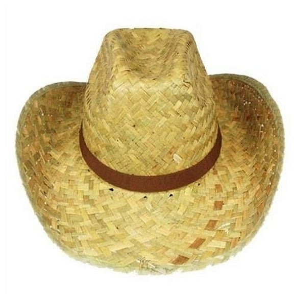 NATURAL Straw Hat Sombrero Summer Wheat Beige BEACH FISHING 002 Cowboy Western - New with box/tags