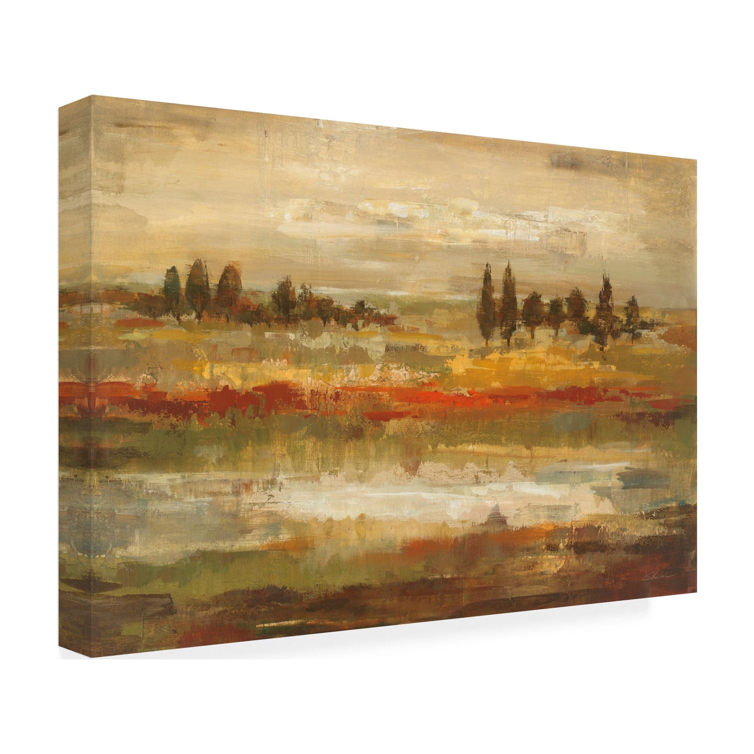 Trademark Fine Art 'Summer Meadows' Canvas Art by Silvia Vassileva