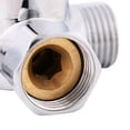 thumbnail image 3 of Brass Hot Cold Water Mixing Valve Mixer for Faucet, Built in Check Valves, G1/2 Standard Thread, 3 of 7