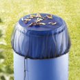 thumbnail image 4 of HUGFEGWE Rain Mesh Screen, Rainwater Barrel Debris, Filter for Rain Barrel, Black Rain Water Collection Bucket Netting Cover with Adjustable Drawstring for Prevents Mosquitoes Leaves Debris, 4 of 8