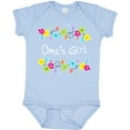 thumbnail image 3 of Inktastic Omas Girl Bright Flowers Girls Baby Bodysuit, 3 of 5