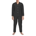 thumbnail image 3 of Fotbe golf balls Pijama de Hombre con Estampado de Manga Larga, Conjunto de 2 Piezas, Ropa de Dormir Suave y Cómoda con Bolsillos-XX-Large, 3 of 7