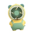 thumbnail image 3 of TISHITA Portable Handheld Fan Hanging Cute USB Quiet Table for Camping Office Travel yellow, 3 of 8