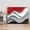 Red, variant on Red Black Ombre Wall Art for Living Room,Canvas Picture Wall Decor for Bathroom Bedroom,Modern Abstract Moire Art Geometric Painting Artwork for Office Kitchen Hallway Dining Room Home Decor 16"x20"