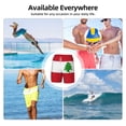 thumbnail image 6 of Mens Flag Of Lebanon Swimming Trunks with Compression Liner Beach Quick Dry Swim Shorts, 6 of 6