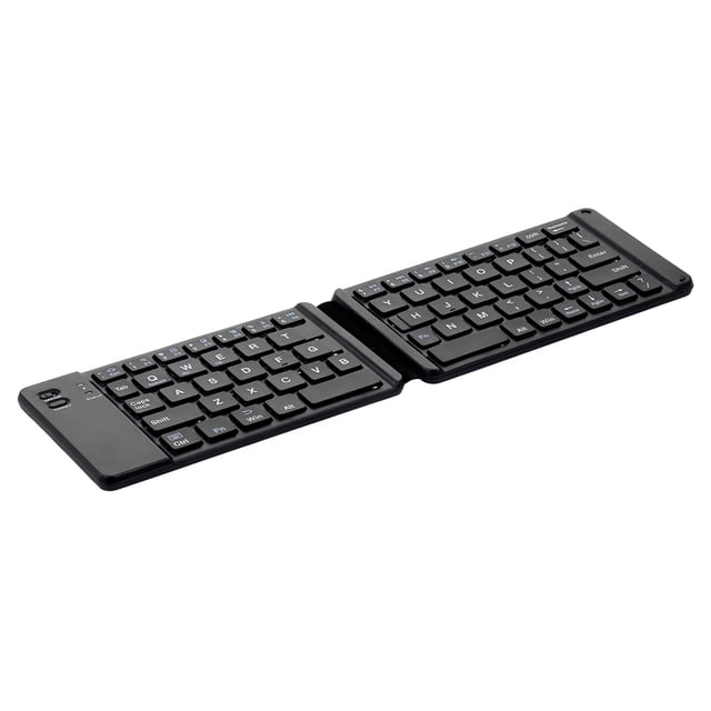 Teclado Irfora BT Teclado plegable Recargable de tamaño completo Reemplazo de teclado para iOS Android Smartphone Tablet Windows Laptop Irfora Teclado