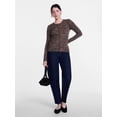 thumbnail image 3 of Scenario Women's Button Front Printed Cardigan Sweater, Lightweight, Sizes XS-XXXL, 3 of 6