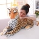 thumbnail image 1 of 30-90cm Lifelike Tiger Leopard Plush Toys Soft Wild Animals Simulation White Tiger Jaguar Doll Children Kids Birthday Giftsbrown leopard90cm Deng Xun unisex, 1 of 2