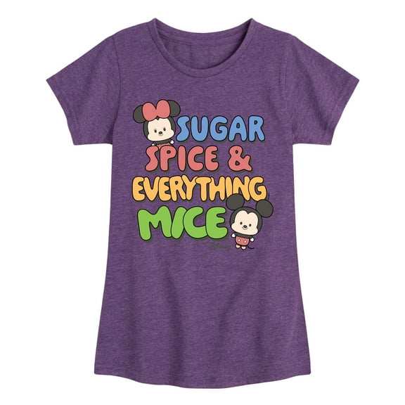 Disney - Everything Mice - Toddler & Youth Girls Short Sleeve Graphic T-Shirt