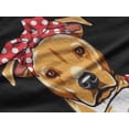 thumbnail image 3 of Women's Graphic T-Shirt V Neck Cute Dog In Red Clothes - Puppy Mother Dog Lover Eco-Friendly Ladies Limited Edition Short Sleeve Tee-Shirt Vintage Birthday Gift Novelty, 3 of 7