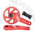 thumbnail image 3 of Bielas  32T 34T 36T 38T 170mm Bielas y bielas para de 38t rojo shamjiam Bike Cainring Crokset, 3 of 9
