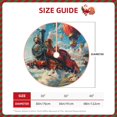 thumbnail image 2 of Haiem Beautiful Red Train Hot Air Balloon Pattern Christmas Tree Skirt Merry Christmas Party Christmas Tree Decoration,New Year Decorations-48", 2 of 6