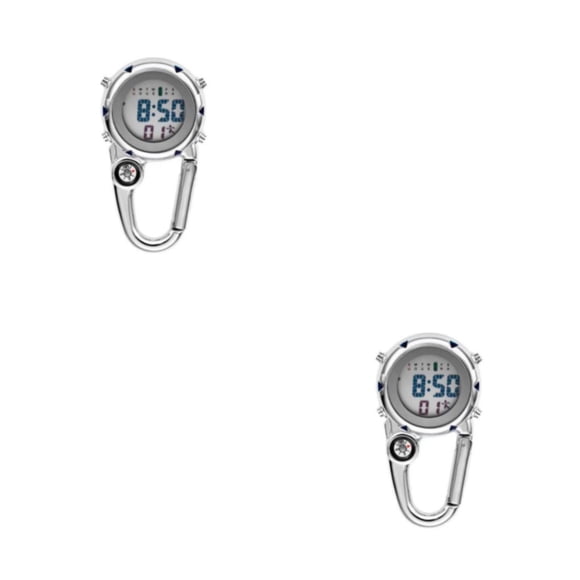 Mosquetón digital Sidaley Reloj Electrónico Luminoso Azul 2piezas