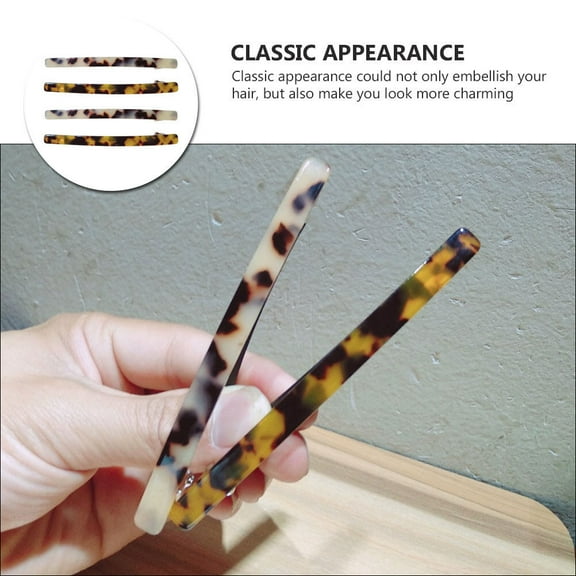 Clispeed 4PCS Women Hair Clips Assorted Color Sturdy Hair Accessories for Ceremonies