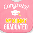 thumbnail image 4 of Inktastic Congrats My Mommy Graduated with Cap Boys or Girls Baby Bib, 4 of 4