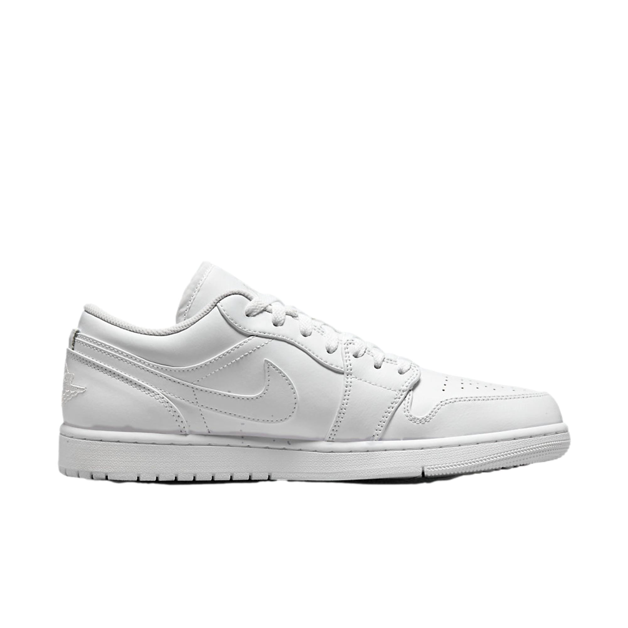 Men's Jordan 1 Low White/White-White (553558 136) - 10