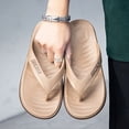 thumbnail image 5 of WIZUTIZ Premium Comfort Sport Casual Flip Flops for Men Non Slip Thong Sandals Slides Summer Slippers Yoga Mat Soft Sole Footwear, 5 of 5