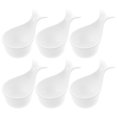 thumbnail image 1 of 6Pcs Whale Tail Shape Sauce Dish Mini Sauce Dish Ceramic Sauce Plate Fruit Bowl, 1 of 5
