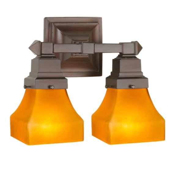 Meyda Tiffany 50361 13" Wide 2 Light Vanity Light - Bronze