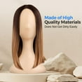 thumbnail image 5 of Professional Mannequin Head, Skin Tone Abstract Durable Multi-purpose Women Model Wig Stand Display, Suitable for Shaping and Displaying Hats, Hair Pieces, Wigs, Accessories and Jewelry, 5 of 5