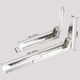 thumbnail image 3 of Juego de 2 rejillas para horno microondas, rejilla de pared ajustable de acero inoxidable para accesorios de cocina, con tornillos, máx. 35 kg, 3 of 5