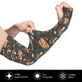 thumbnail image 2 of Kdxio Mushroom Snail Print UV Sun Protection Arm Sleeves - Tattoo Cover Up - Basketball Arm Sleeve UPF 50 Cooling for Men Women, 2 of 7