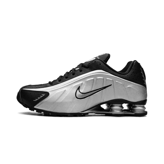 NIKE MENS Shox R4 "Metallic Silver / Black" HQ1988 007 HQ1988 007 from Stadium Goods
