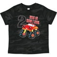 thumbnail image 3 of Inktastic Monster Truck How I Roll 2nd Birthday Boys Toddler T-Shirt, 3 of 5