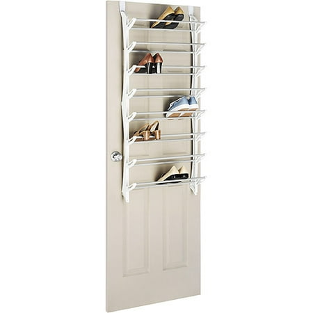 shoe rack door whitmor pair walmart organizer closet overdoor inc